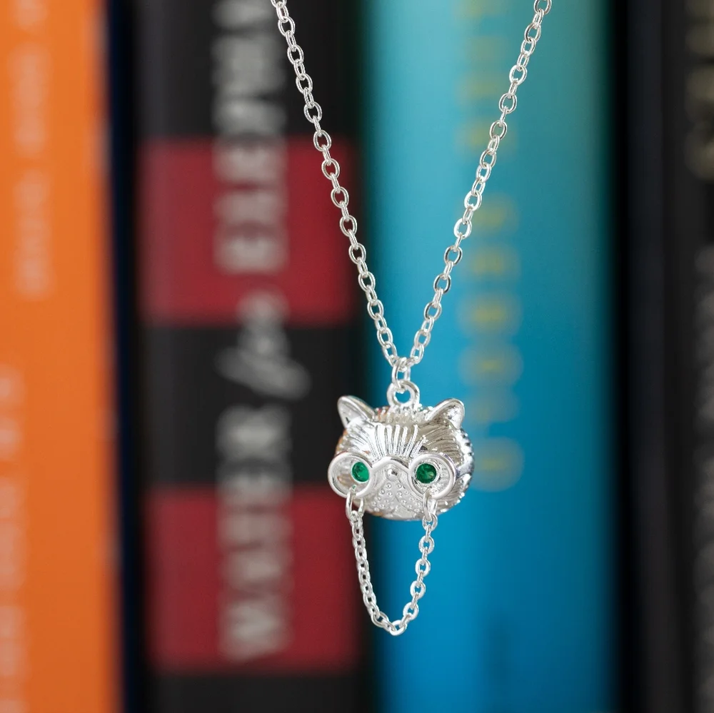 Mr. Fancy Pants Professor Cat Necklace (S925) - Picture 1 of 9